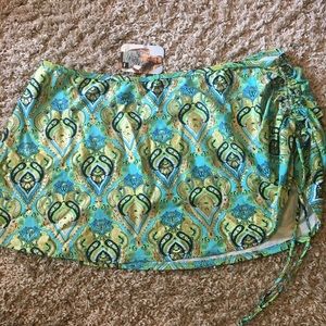 Paisley print swim coverall. NWOT